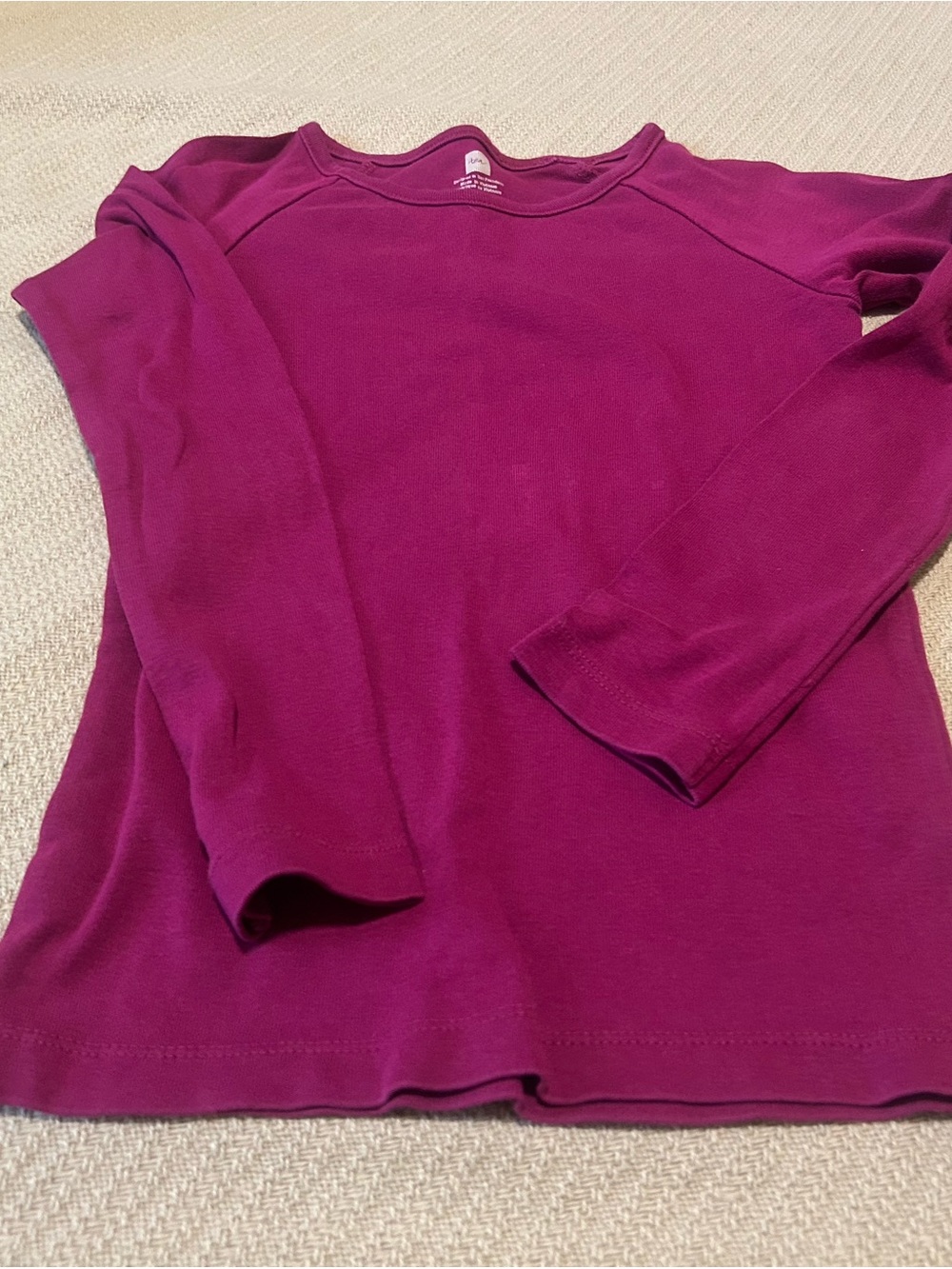 Tea collection Berry Crewneck Long Sleeve Top